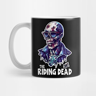 Zombie Rider, TV Show Comics Parody, Motorcycle, Biker Mug